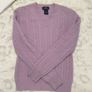 Brooks Brothers Lambswool Sweater size XS lilac